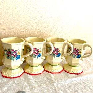 Vintage Avon Country Harvest Irish Coffee Cups Set of 4